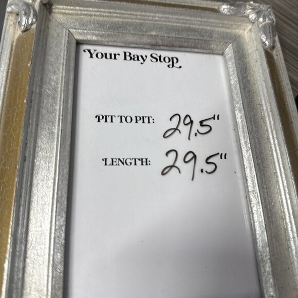 Susan Graver Womens Top Plus 3X Blue Green Puff Ruched Short Sleeves Liquid Knit - Picture 7 of 8